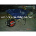 blue wheelbarrow